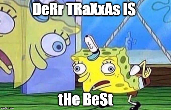 Traxxas derp | DeRr TRaXxAs IS; tHe BeSt | image tagged in remote control | made w/ Imgflip meme maker