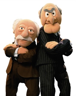 High Quality statler and waldorf original gangsters Blank Meme Template