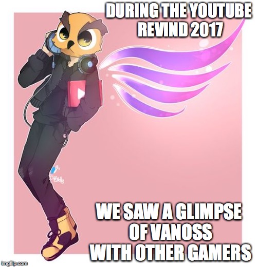 YouTube Rewind 2016 | DURING THE YOUTUBE REVIND 2017; WE SAW A GLIMPSE OF VANOSS WITH OTHER GAMERS | image tagged in youtube rewind,vanoss,youtuber,memes | made w/ Imgflip meme maker