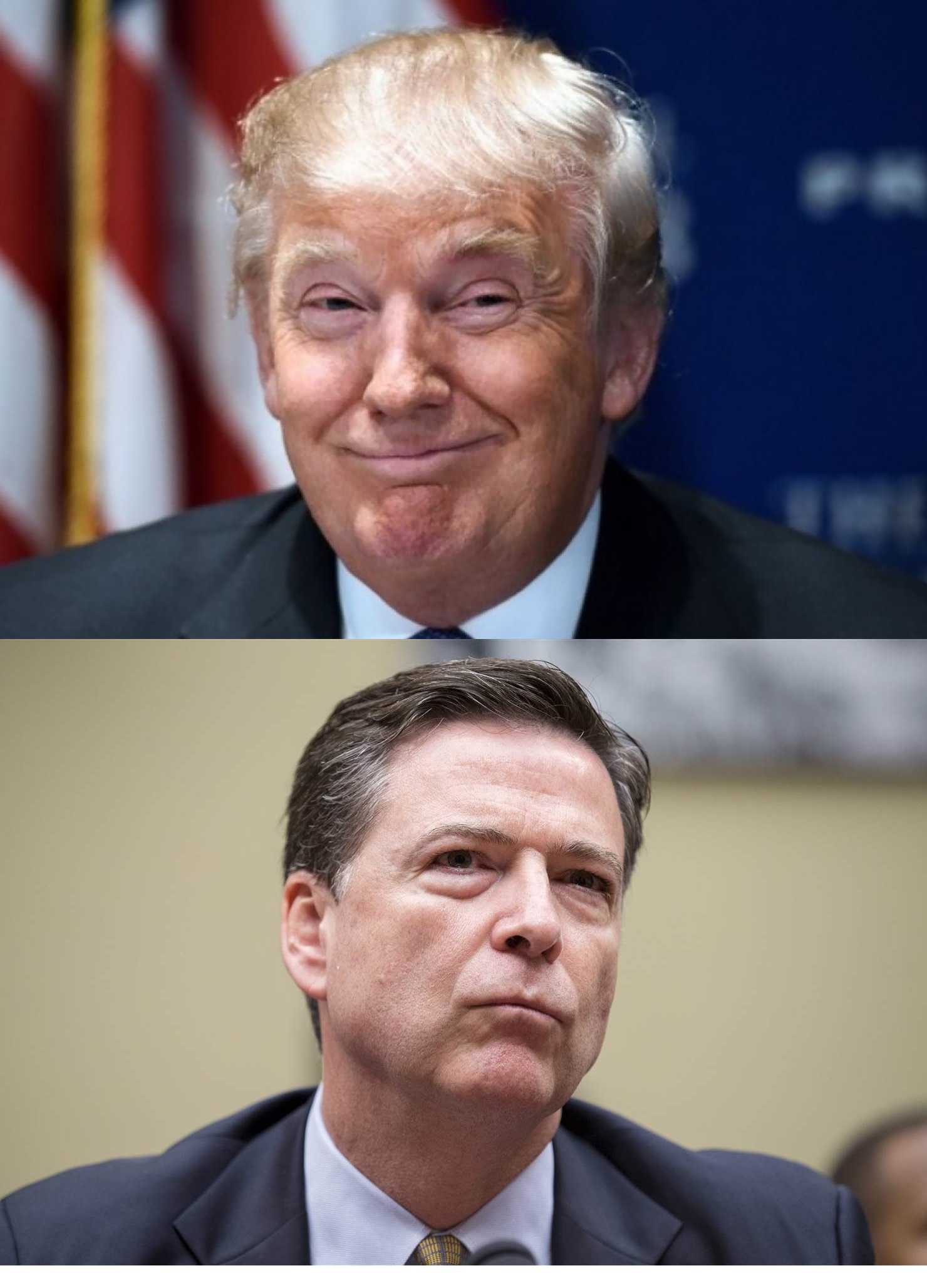 Trump Hopes and Comey Interprets as Directive Blank Meme Template