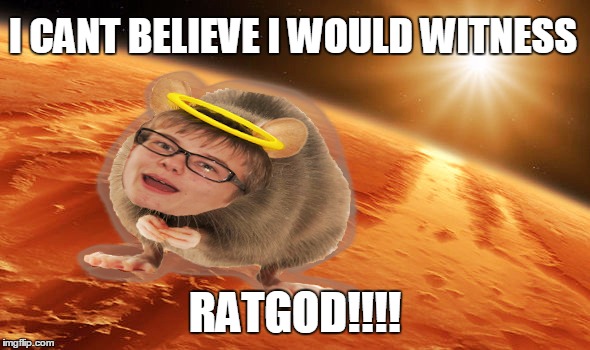 ratgod memes | I CANT BELIEVE I WOULD WITNESS; RATGOD!!!! | image tagged in the most interesting man in the world,god,karate kyle,kill yourself guy,brace yourselves x is coming,rats | made w/ Imgflip meme maker