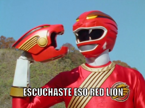 High Quality Escuchaste eso red lion  Blank Meme Template