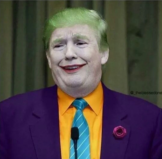 Joker Trump Blank Meme Template