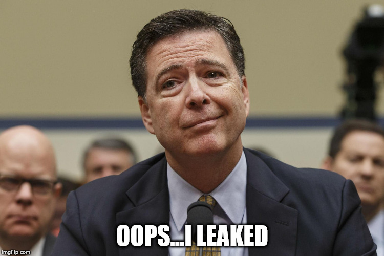 James Comey | OOPS...I LEAKED | image tagged in james comey | made w/ Imgflip meme maker