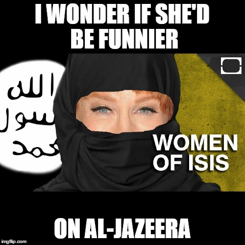 I WONDER IF SHE'D BE FUNNIER ON AL-JAZEERA | made w/ Imgflip meme maker