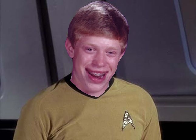 Bad Luck Brian, Star Trek, Memes Blank Meme Template