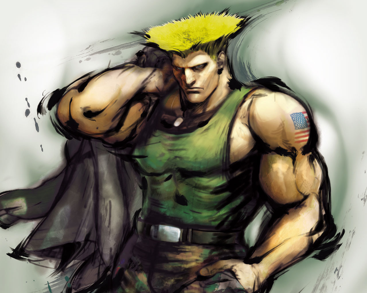 High Quality Street Fighter Guile Blank Meme Template