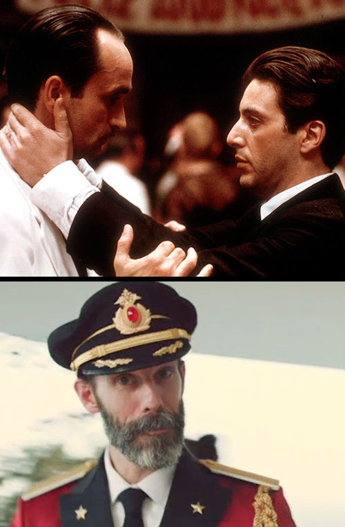 High Quality Godfather kiss Captain Obvious Blank Meme Template