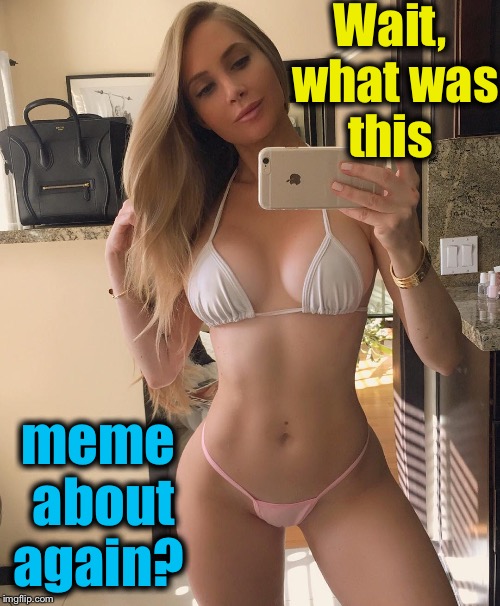 Wait, what was this meme about again? | made w/ Imgflip meme maker