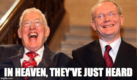 DUP Hear | IN HEAVEN, THEY'VE JUST HEARD | image tagged in dup | made w/ Imgflip meme maker