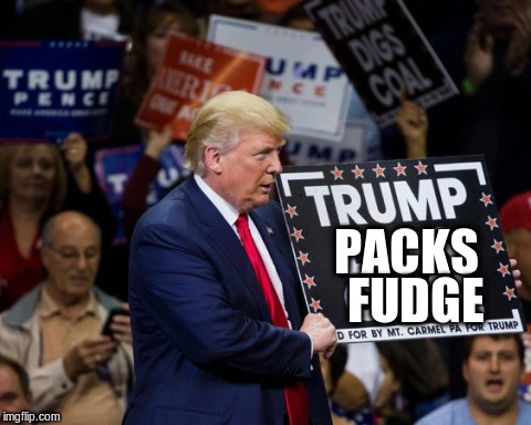 FUDGE; PACKS | image tagged in thumper | made w/ Imgflip meme maker