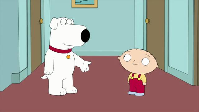 High Quality Brian Talking To Stewie Blank Meme Template