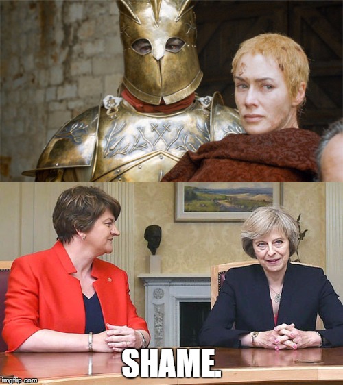 Theresa May - Shame | SHAME. | image tagged in theresa may,cersei lannister,shame | made w/ Imgflip meme maker