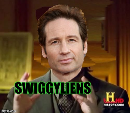 Fox Aliens | SWIGGYLIENS | image tagged in fox aliens | made w/ Imgflip meme maker