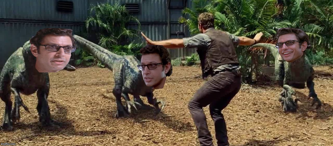 Owen teaches the many forms of Ian | image tagged in jurrasic park,dinosaurs,ian malcolm,owen grady,velociraptor | made w/ Imgflip meme maker