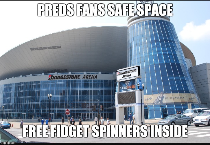 PREDS FANS SAFE SPACE; FREE FIDGET SPINNERS INSIDE | image tagged in trashville losers | made w/ Imgflip meme maker