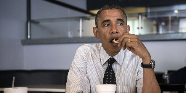Obama Eats Alone Blank Meme Template