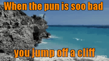 When the pun is soo bad | image tagged in gifs | made w/ Imgflip video-to-gif maker