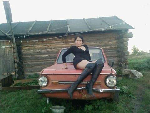 Russian Auto Show Model Blank Meme Template
