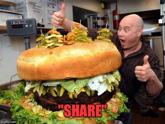 "SHARE" | made w/ Imgflip meme maker