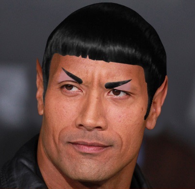 Dwayne "The Spock" Johnson Blank Meme Template