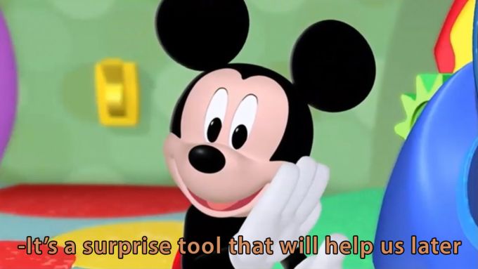 Mickey mouse tool Blank Meme Template