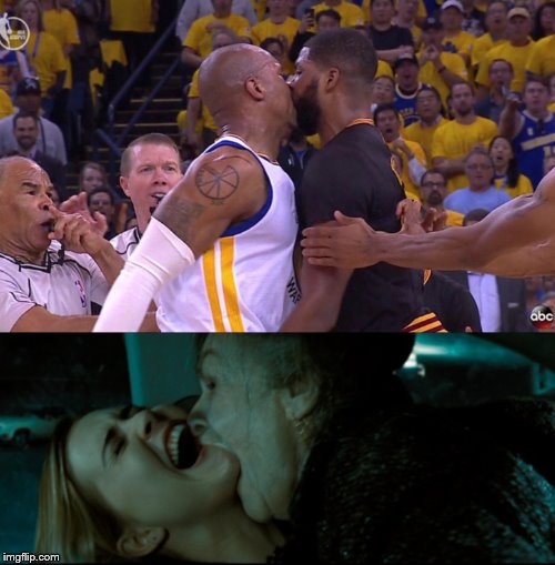 image tagged in tristanthompson,davidwest,kissmelikeoneofyourfrenchgirls | made w/ Imgflip meme maker
