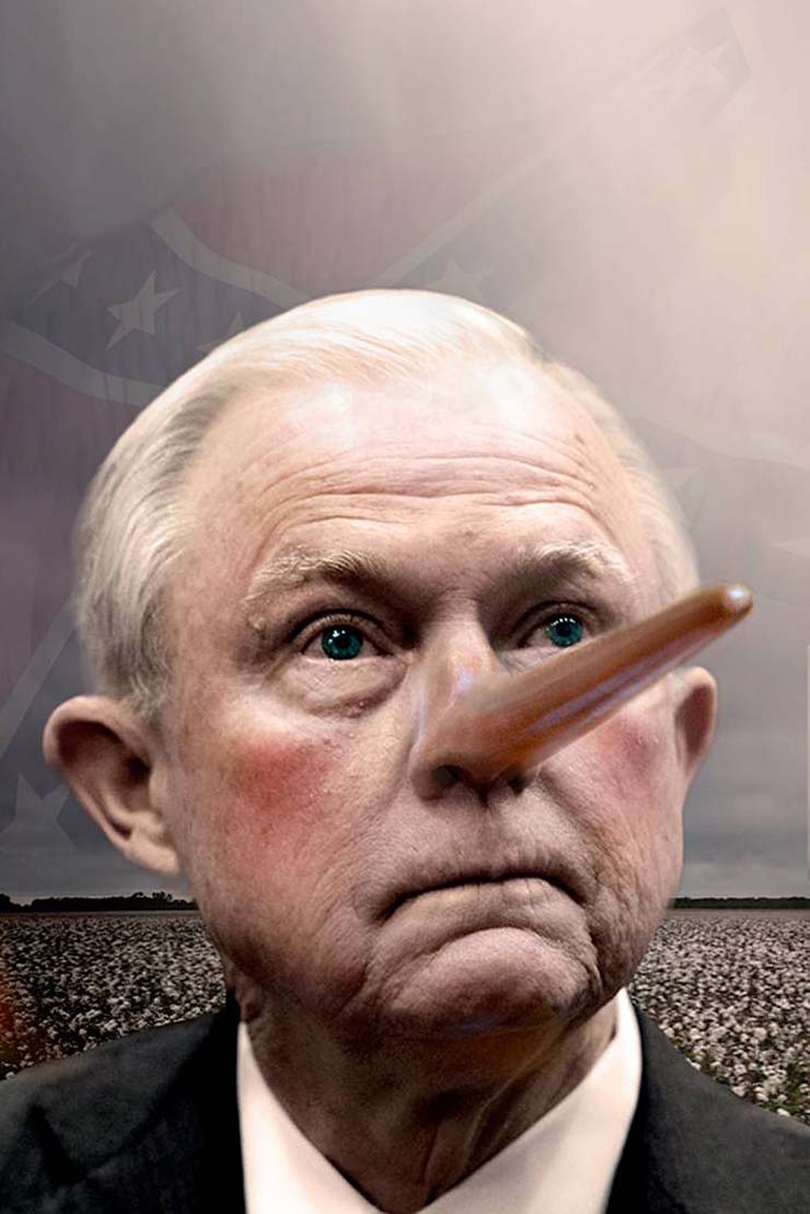 High Quality Jeff Sessions Pinocchio Blank Meme Template