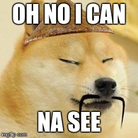 asian doge | OH NO I CAN; NA SEE | image tagged in asian doge | made w/ Imgflip meme maker