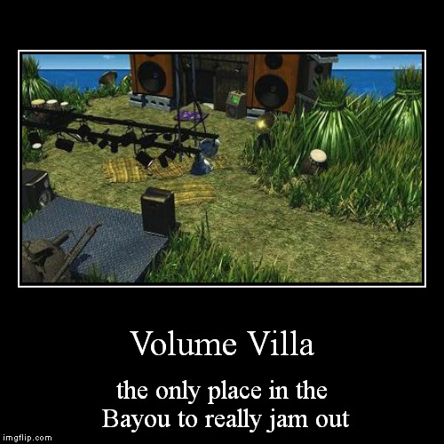 Volume Villa | image tagged in funny,demotivationals,digimon,psx | made w/ Imgflip demotivational maker