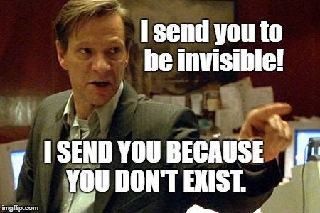 Happy Jason Bourne Day again everybody :) | I send you to be invisible! I SEND YOU BECAUSE YOU DON'T EXIST. | image tagged in jason bourne,alexander conklin,quotes | made w/ Imgflip meme maker