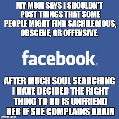funny things to say on facebook