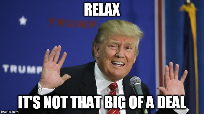 RELAX IT'S NOT THAT BIG OF A DEAL | made w/ Imgflip meme maker