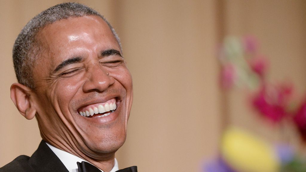 High Quality Laughing Obama Blank Meme Template