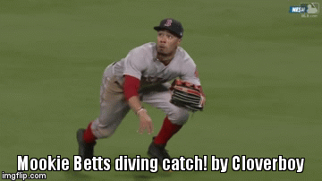 Mookie Betts diving catch! - Imgflip