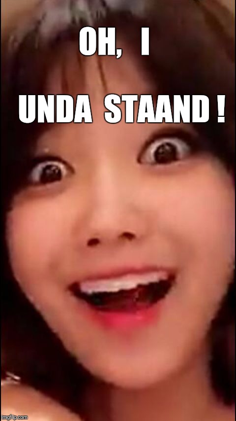 Memes, excited Asian | OH,   I UNDA  STAAND ! | image tagged in memes excited asian | made w/ Imgflip meme maker