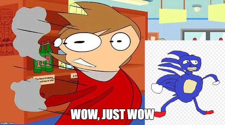 Tord iz Sanic | WOW, JUST WOW | image tagged in sanic tord | made w/ Imgflip meme maker