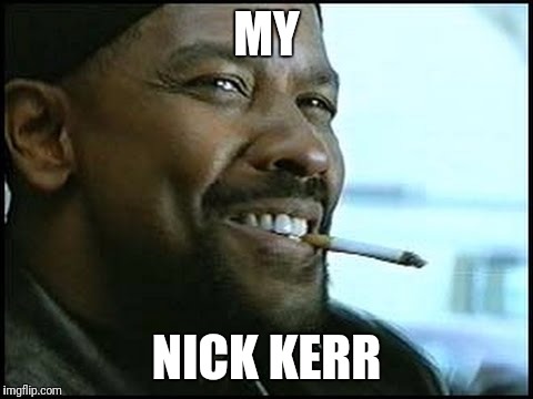 Denzel Washington - Nerd | MY; NICK KERR | image tagged in denzel washington - nerd | made w/ Imgflip meme maker