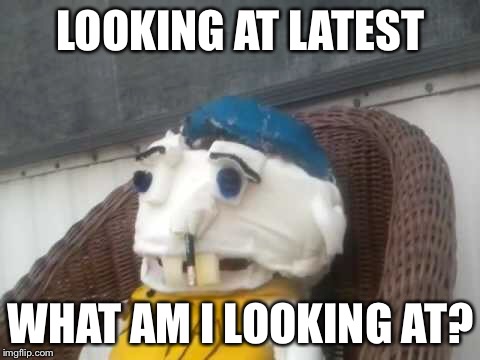 LOOKING AT LATEST; WHAT AM I LOOKING AT? | image tagged in memes,imgflip | made w/ Imgflip meme maker