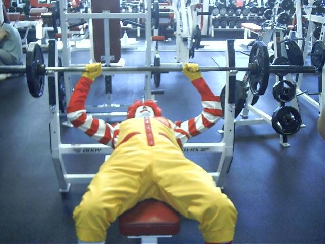 High Quality Clown At The Gym Blank Meme Template