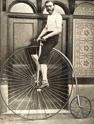 old timey bicycle