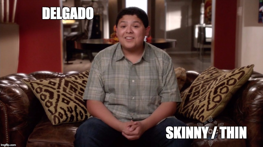 DELGADO; SKINNY / THIN | made w/ Imgflip meme maker