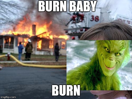 Disaster Girl Meme | BURN BABY; BURN | image tagged in memes,disaster girl | made w/ Imgflip meme maker