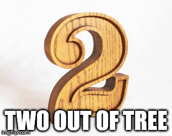 Two out of | TWO OUT OF TREE | image tagged in best,2outof3,typo | made w/ Imgflip meme maker