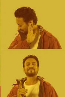 Irfan khan Blank Meme Template