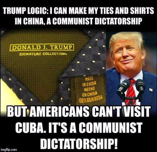 Trump "logic" never ceases to amaze those with 80 or higher IQs. | . | image tagged in trump,idiots | made w/ Imgflip meme maker