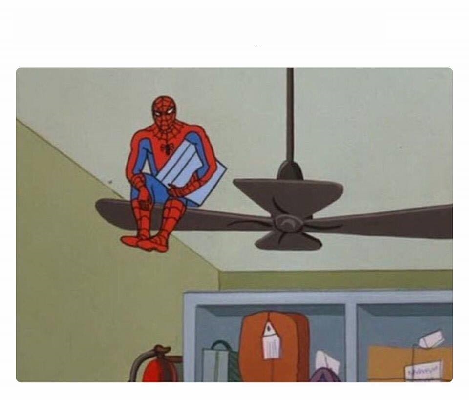 spider man floor is lava Blank Meme Template