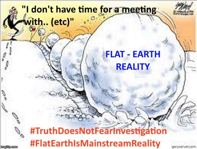 Flat Earth Snowballing | image tagged in gain,universal knowledge,flat earth,truth,mainstream media | made w/ Imgflip meme maker