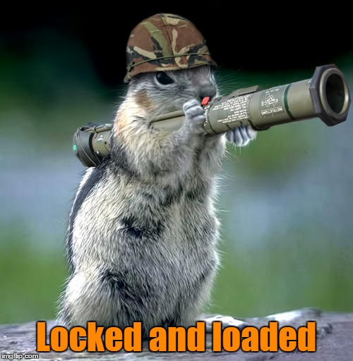 Locked and loaded | made w/ Imgflip meme maker