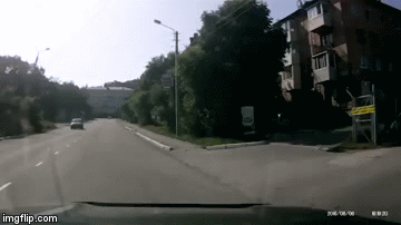 good day goes bad | image tagged in gifs,cars | made w/ Imgflip video-to-gif maker